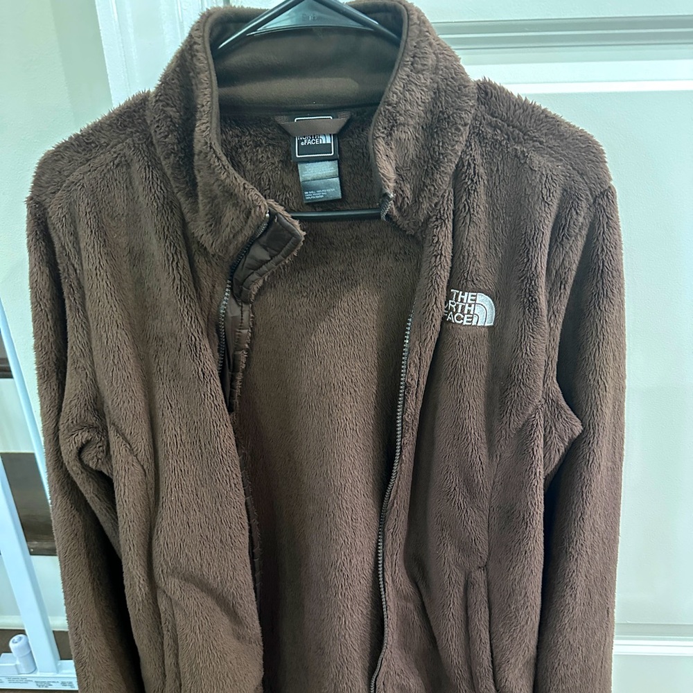 Women’s Dark Brown North Face Fleece Jacket